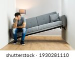 lack of space interior design... | Shutterstock . vector #1930281110