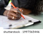 script proofread and sentence... | Shutterstock . vector #1997565446