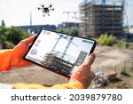aerial surveillance aircraft or ... | Shutterstock . vector #2039879780