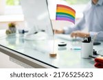 Inclusive Diversity LGBT Colors. Diversity And Inclusion Insurance