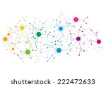 abstract network design | Shutterstock .eps vector #222472633