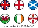 Flag Icons Of The British Isles....