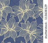 seamless floral pattern | Shutterstock . vector #113638129