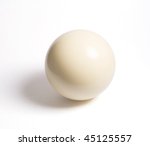 White Pool Ball