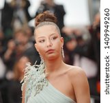 Small photo of CANNES, FRANCE. May 24, 2019: Adele Exarchopoulos at the gala premiere for "Sybil" at the Festival de Cannes.