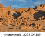 Small photo of Hundreds of hoodoos, known locally at goblins, in Goblin Valley State Park near Hanksville, Utah