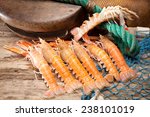 Still Life Of Crayfish With...