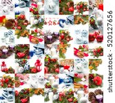 collage of different photos of... | Shutterstock . vector #520127656