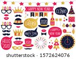new year 2020 vector party... | Shutterstock .eps vector #1572624076
