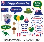 australia day vector photo... | Shutterstock .eps vector #786496189