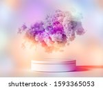 beautiful background with beads ... | Shutterstock . vector #1593365053