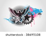 vector illustration of style... | Shutterstock .eps vector #38695108