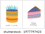 cute birthday party vector... | Shutterstock .eps vector #1977797423