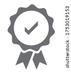 approval check vector icon... | Shutterstock .eps vector #1753019153