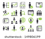 human resource icons | Shutterstock .eps vector #149806199