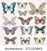Colorful Vintage Butterflies....