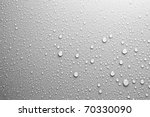 Water Drops An White Background