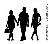 silhouettes of unfaithful man... | Shutterstock . vector #2108516549