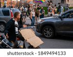 Small photo of Mainers celebrate Joe Biden's victory of the 2020 United States presidential election In downtown Portland