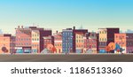 city building houses view... | Shutterstock .eps vector #1186513360