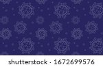 corona virus 2019 ncov pattern. ... | Shutterstock .eps vector #1672699576