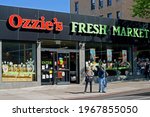 Small photo of NEW YORK CITY, USA - MAY 2, 2021: Ozzie's Fresh Market, Fort Washington Ave, New York