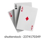Flying playing card for poker...
