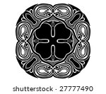 a black and white abstract... | Shutterstock . vector #27777490