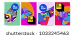 abstract colorful collage... | Shutterstock .eps vector #1033245463