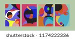 vector abstract colorful... | Shutterstock .eps vector #1174222336