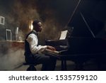 Black Grand Piano Player  Jazz...