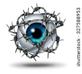Eye Pain Medical Concept As A...