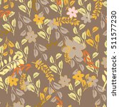 vector seamless pattern flowers ... | Shutterstock .eps vector #511577230