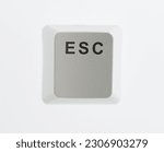 Keyboard Esc button on white background