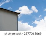Chinese traditional style building under blue sky