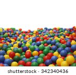 Multi Colored Plastic Balls. A  ...