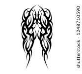 tribal tattoo art designs art. | Shutterstock .eps vector #1248710590