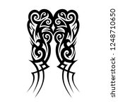 tribal tattoo idea designs art. | Shutterstock .eps vector #1248710650