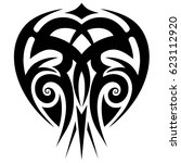 tattoos ideas designs   tribal... | Shutterstock .eps vector #623112920