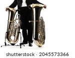 Tuba brass music instruments....