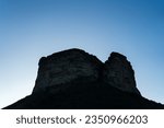 Small photo of Silhouette of Father Ignacio's Morro at Dusk in Chapada Diamantina