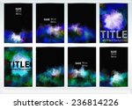 set of templates brochure.... | Shutterstock .eps vector #236814226