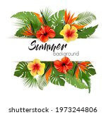 summer holiday background with... | Shutterstock .eps vector #1973244806