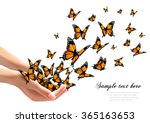 Hands Releasing Butterflies....