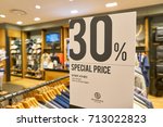 Small photo of BUSAN, SOUTH KOREA - MAY 28, 2017: discount sign at Beanpole store at Lotte Department Store