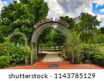 Small photo of COLUMBUS, OHIO/USA - JULY 27, 2018: Ohio Stadium its the home of the Ohio State Buckeyes football team. Buckeye Grove is park located just outside the stadium and is full of buckeye trees.