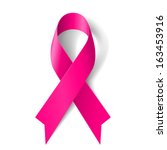 breast cancer awareness pink... | Shutterstock .eps vector #163453916