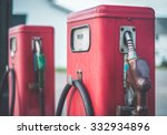 Vintage Red Gasoline Pumps...