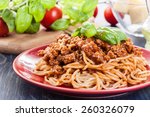 Spaghetti Bolognese With Cheese ...