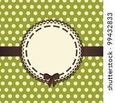 Green Polka Dot Background With ...